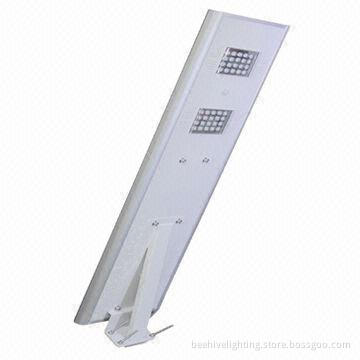 High-effect Solar LED Streetlight, All-in-one, 40W Power, -30 to 50°C Working Temperature